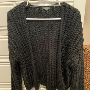 Black heavy chunky sweater